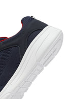 Geox Erkek Lacivert Kalın Tabanlı Bağcıklı Kumaş Sneaker | Derimod