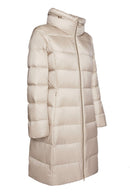 Geox Women's Gray Charlene Slim Fit Hooded Long Coat | Derimod