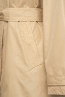 Geox Women's Beige Trench Coat | Derimod