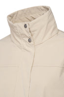Geox Women's Cream Claudin Coat | Derimod