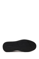 Male Black Lace-Up Leather Sneaker | Derimod
