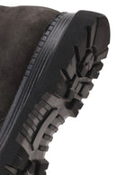 Male Dark Gray Lace-up Suede Casual Boots | Derimod