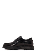 Derimod Fly Male Black Lace-Up Thick-Soled Leather Casual Shoes | Derimod