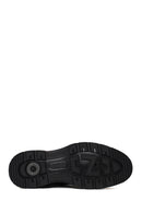 Derimod Fly Male Black Lace-Up Thick-Soled Leather Casual Shoes | Derimod
