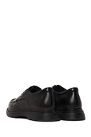 Derimod Fly Male Black Lace-Up Thick-Soled Leather Casual Shoes | Derimod
