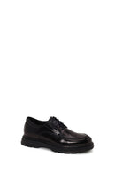 Derimod Fly Male Black Lace-Up Thick-Soled Leather Casual Shoes | Derimod