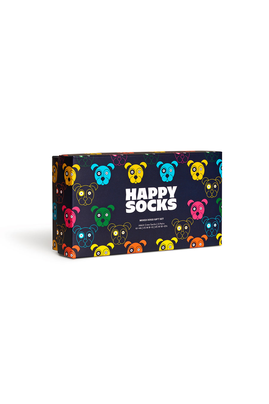 Happy Socks Erkek Çok Renkli Desenli Pamuklu 3’lü Çorap Seti
