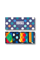 Happy Socks Woman Multicolored Patterned Cotton 4-Pack Sock Set | Derimod