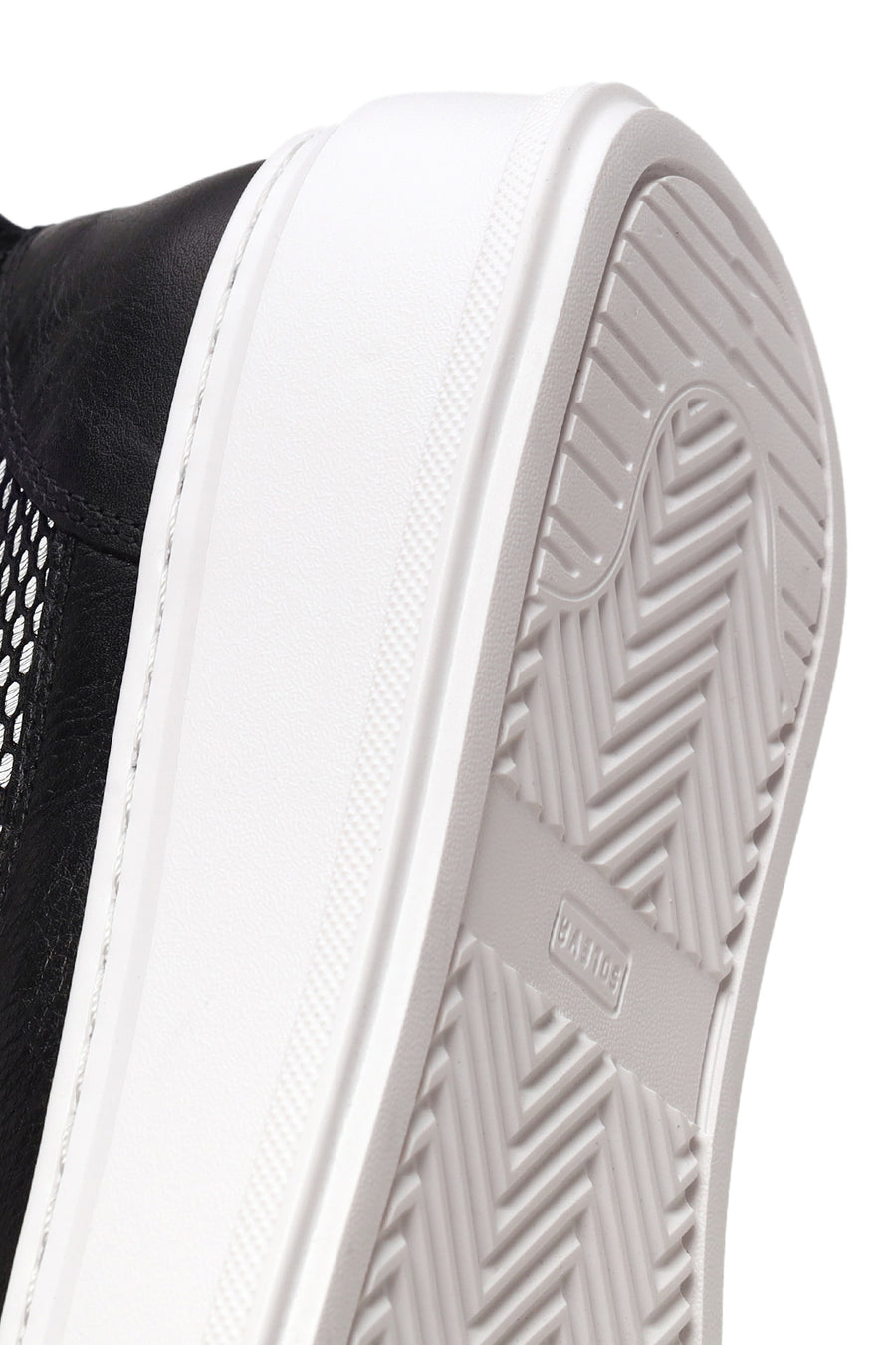 Kadın Siyah Bağcıklı Kalın Tabanlı Deri Sneaker
