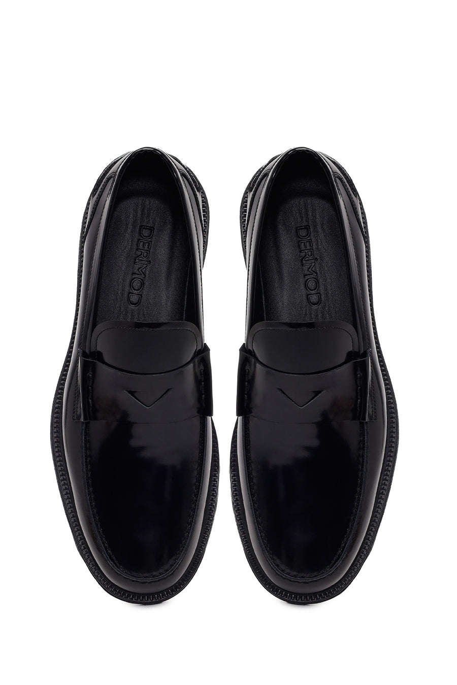 Male Black Leather Classic Loafer