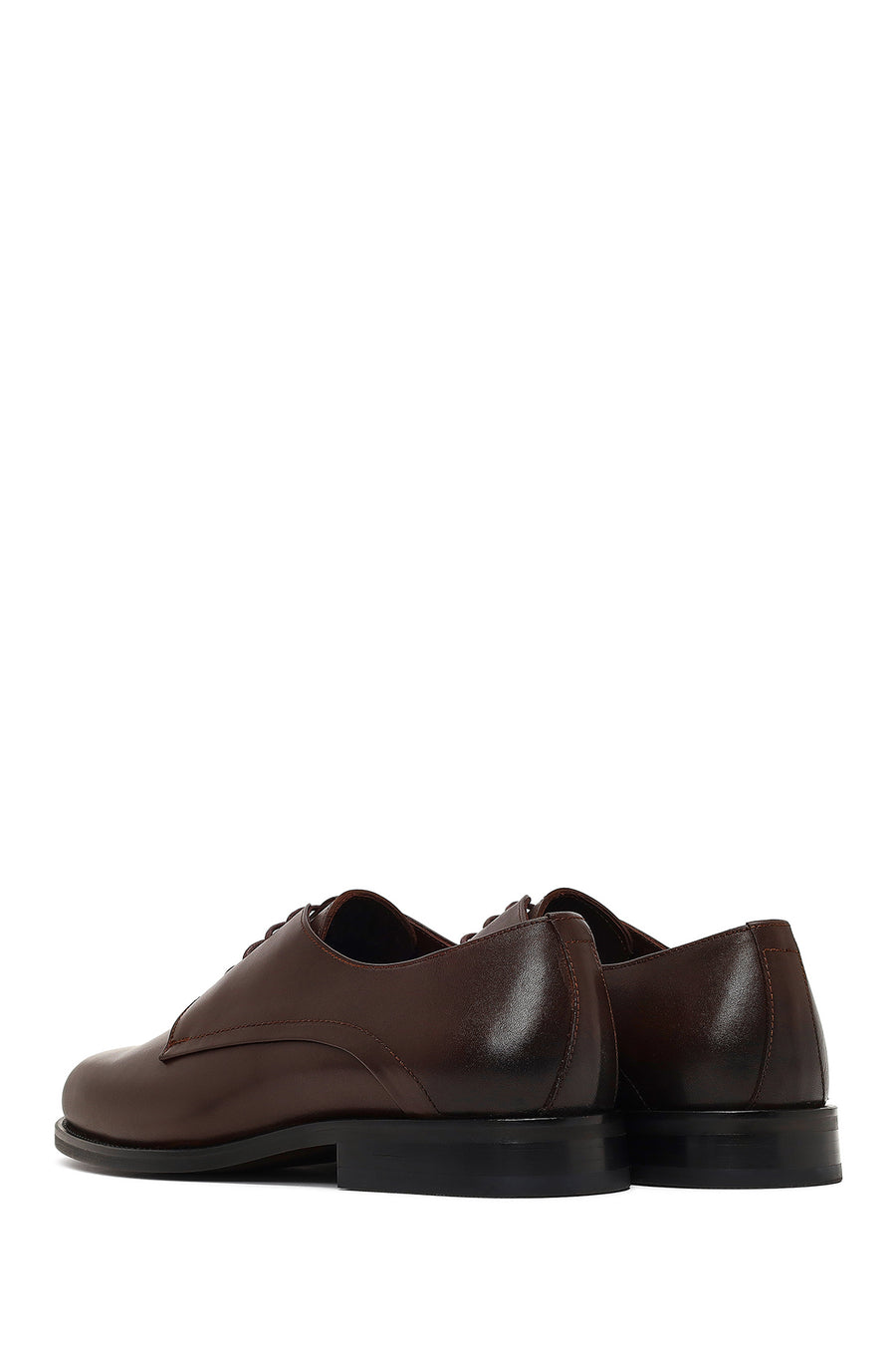 Men's Brown Lace-Up Leather Classic Shoe
