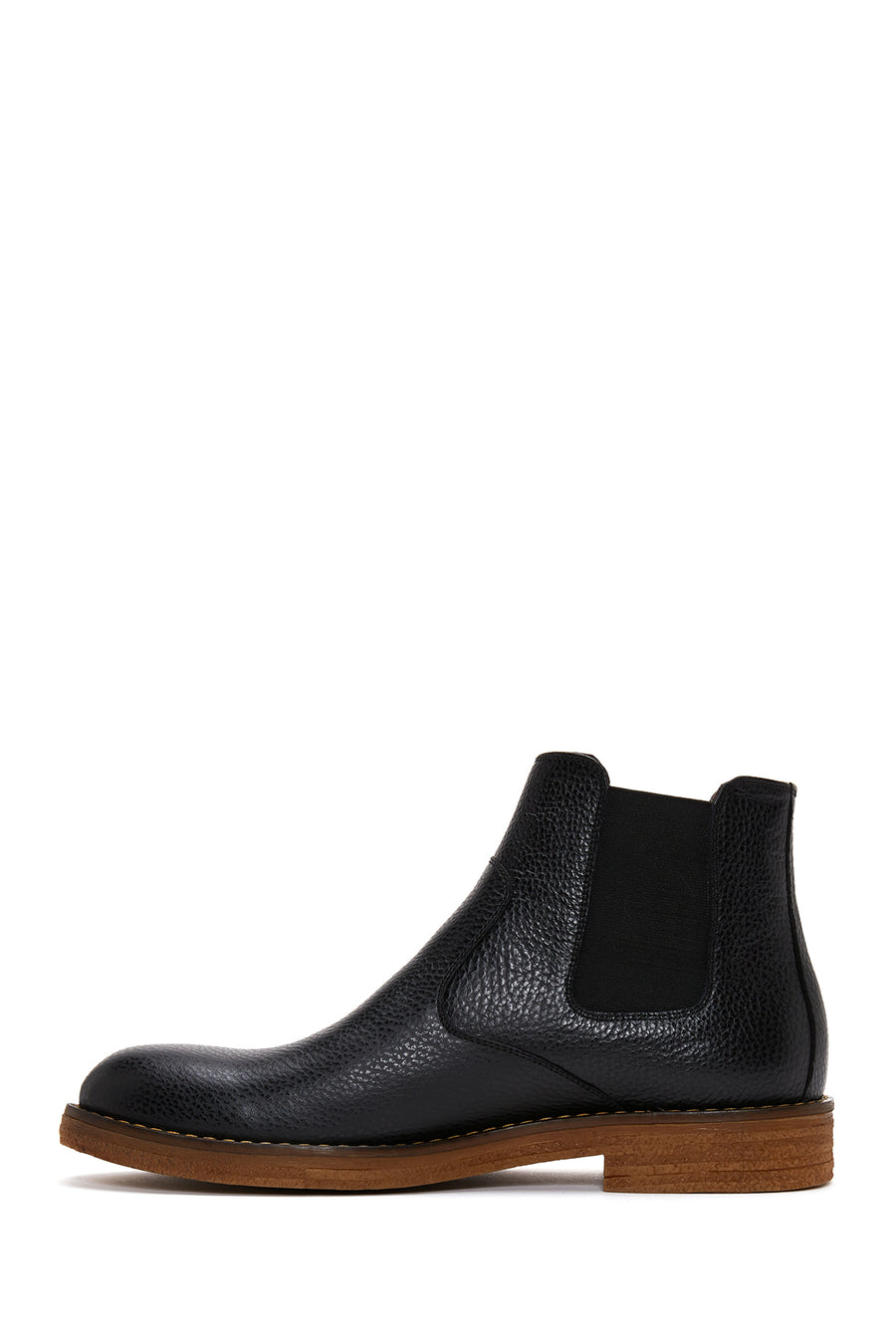 Men's Black Leather Chelsea Boots