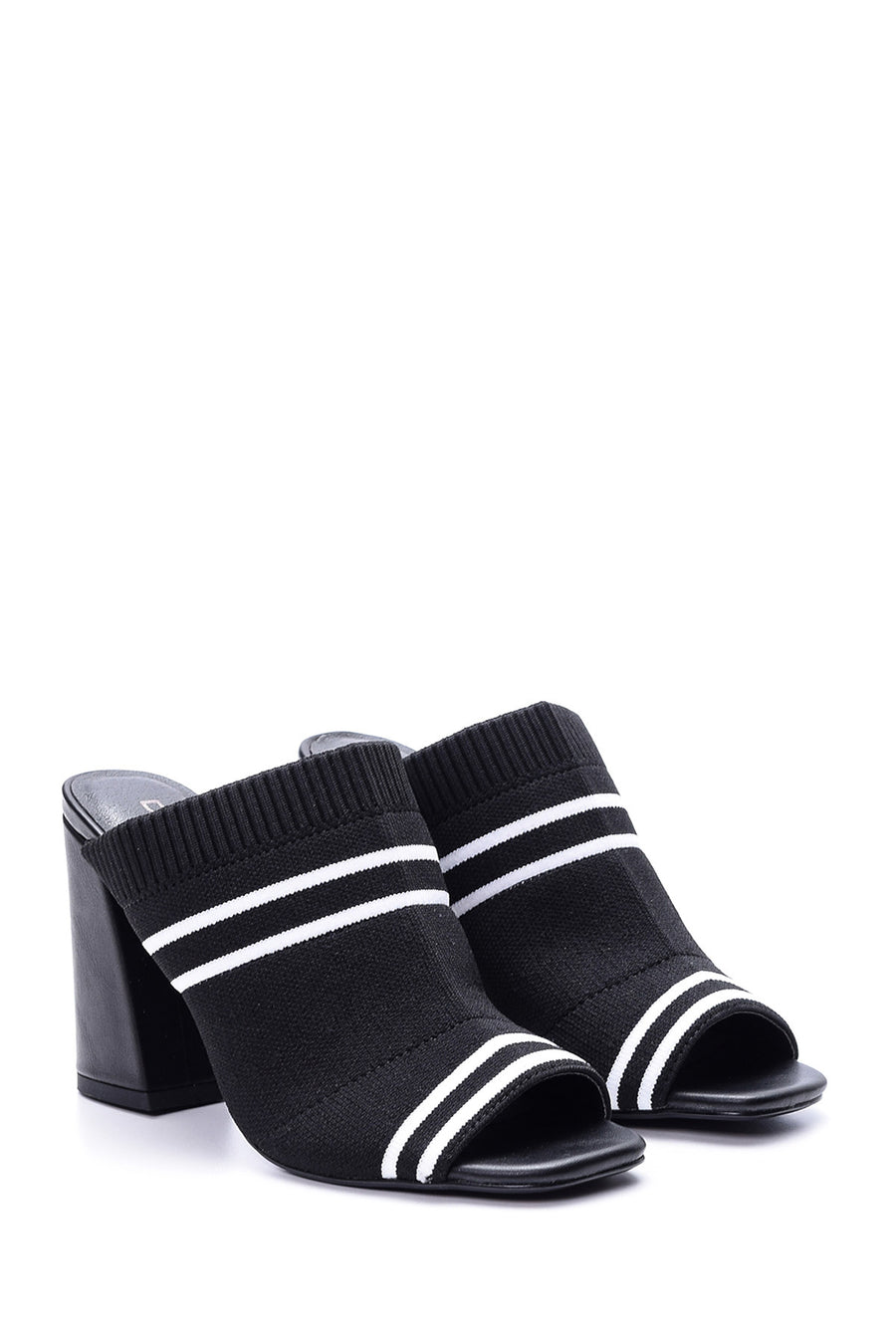 Women's Knitted Heeled Slippers