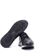 Men's Leather Patterned Sneaker | Derimod