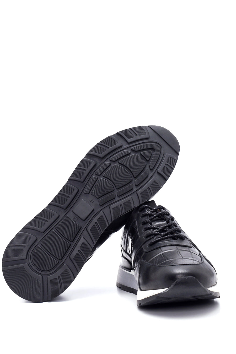 Men's Leather Patterned Sneaker