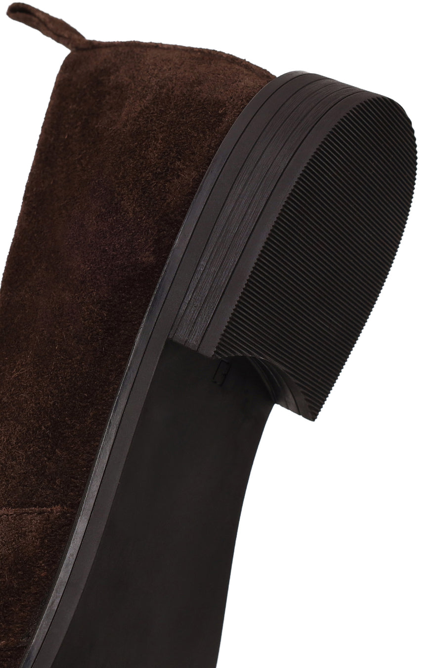 Woman Brown Suede Masculine Loafer