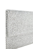 Woman Silver Chain-Strap Embellished Evening Bag | Derimod