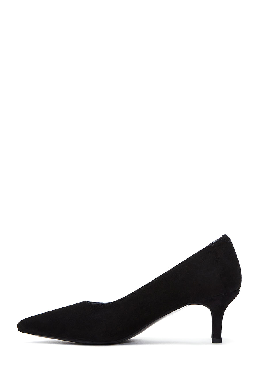 Women's Heeled Suede Leather Shoes