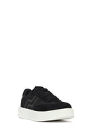 Kadın Siyah Bağcıklı Sneaker | Derimod