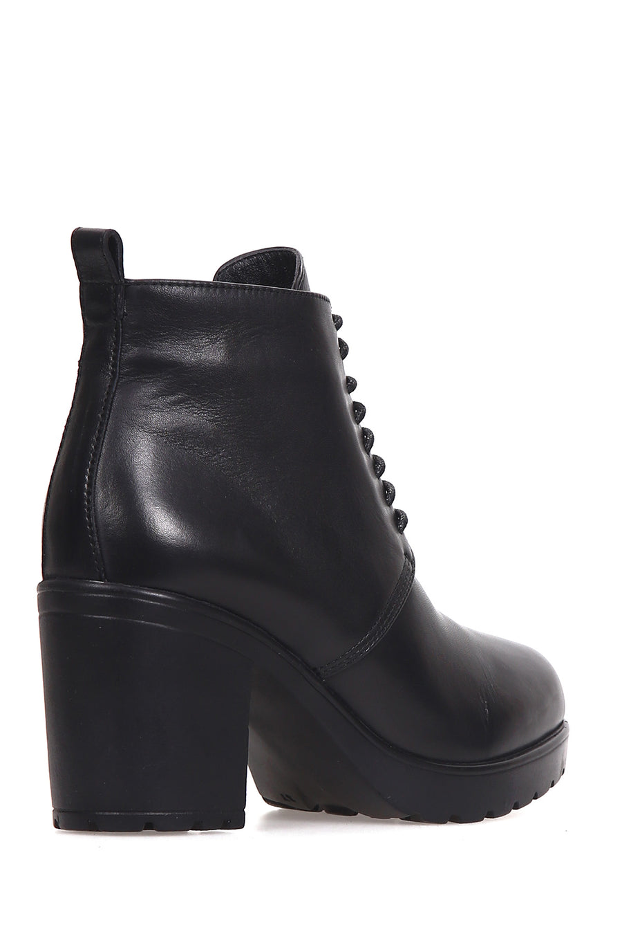 Women's Heeled Leather Boots