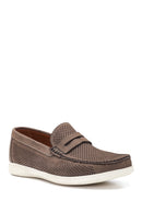 Erkek Deri Nubuk Loafer | Derimod