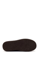 Kadın Kahverengi Tokalı Kalın Tabanlı Süet Deri Teddy Loafer | Derimod