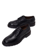 Male Black Lace-up Leather Casual Shoes | Derimod