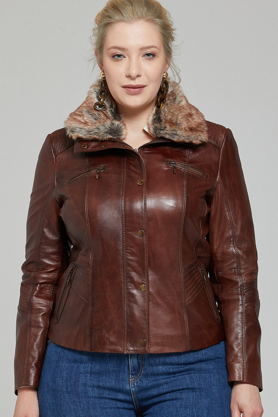Rebecca Women's Leather Jacket