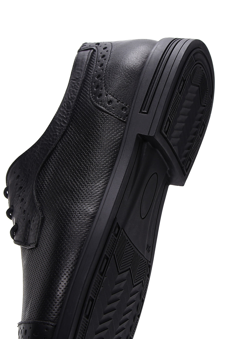 Men's Black Leather Classic Shoes