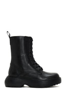 Women's Black Leather Boots | Derimod