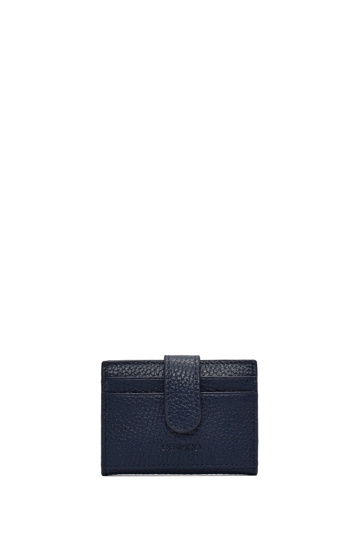 Men's Navy Blue Leather Card Holder 000A2D3156FT | Derimod