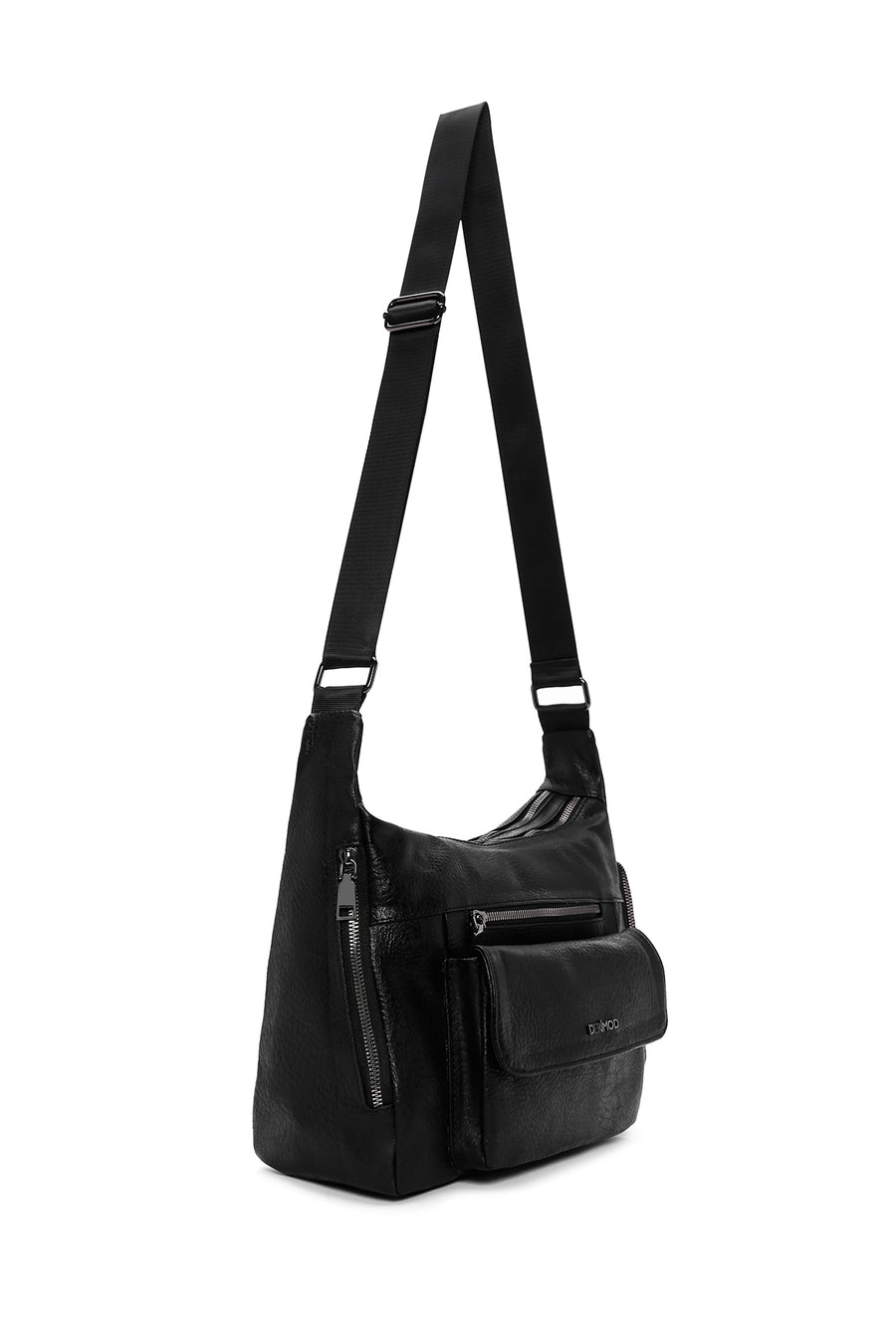 Women's Black Long Strap Crossbody Bag