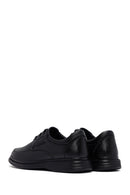 Male Black Lace-up Leather Casual Shoes | Derimod