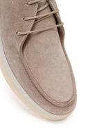 Male Beige Lace-up Suede Casual Shoes | Derimod