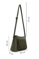 Women's Khaki Long Strap Crossbody Bag | Derimod