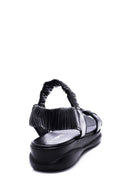 Women's Leather Drawstring Sandals | Derimod