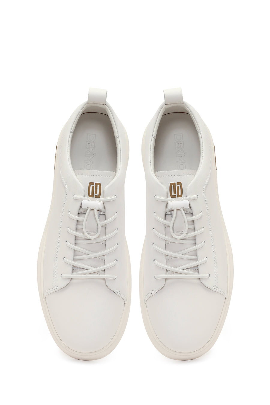 Men's White Leather Sneaker