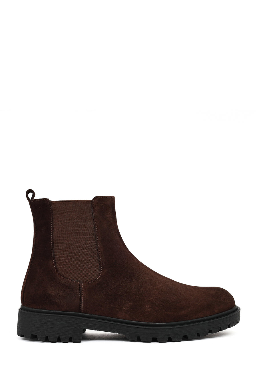 Male Brown Suede Chelsea Boots WM650003DS | Derimod