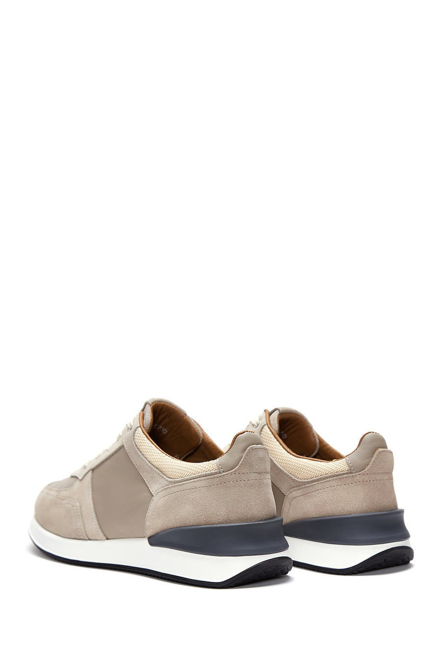 Men's Beige Suede Leather Sneaker