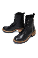 Women's Black Leather Boots | Derimod