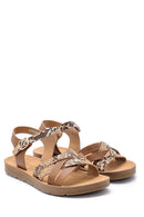 Women's Snakeskin Patterned Sandals | Derimod