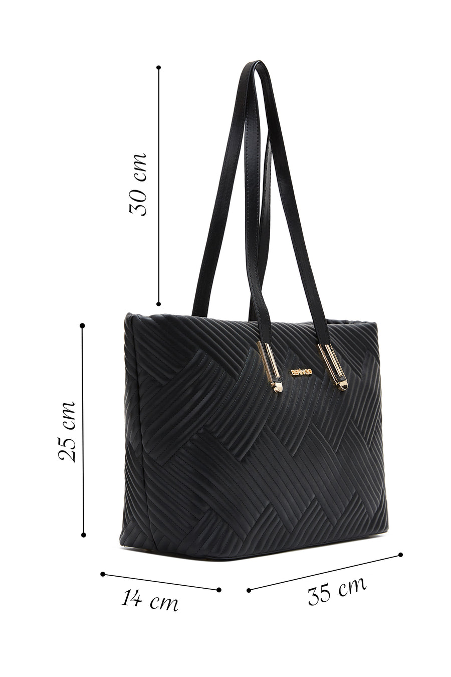 Women's Black Shoulder Bag