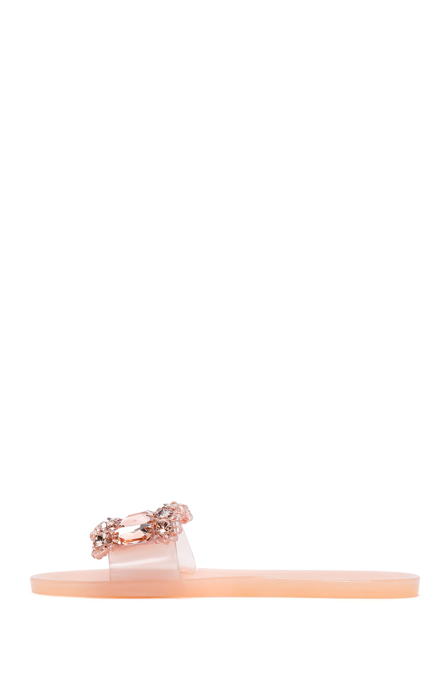 Women's Pink Jelly Stone Slippers
