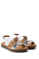 Women's Embroidered Sandals | Derimod