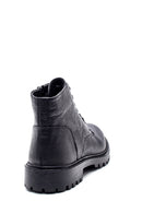 Men's Leather Zippered Boots | Derimod