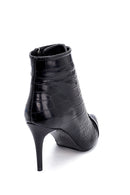 Women's Crocodile Patterned Thin Heeled Boots | Derimod