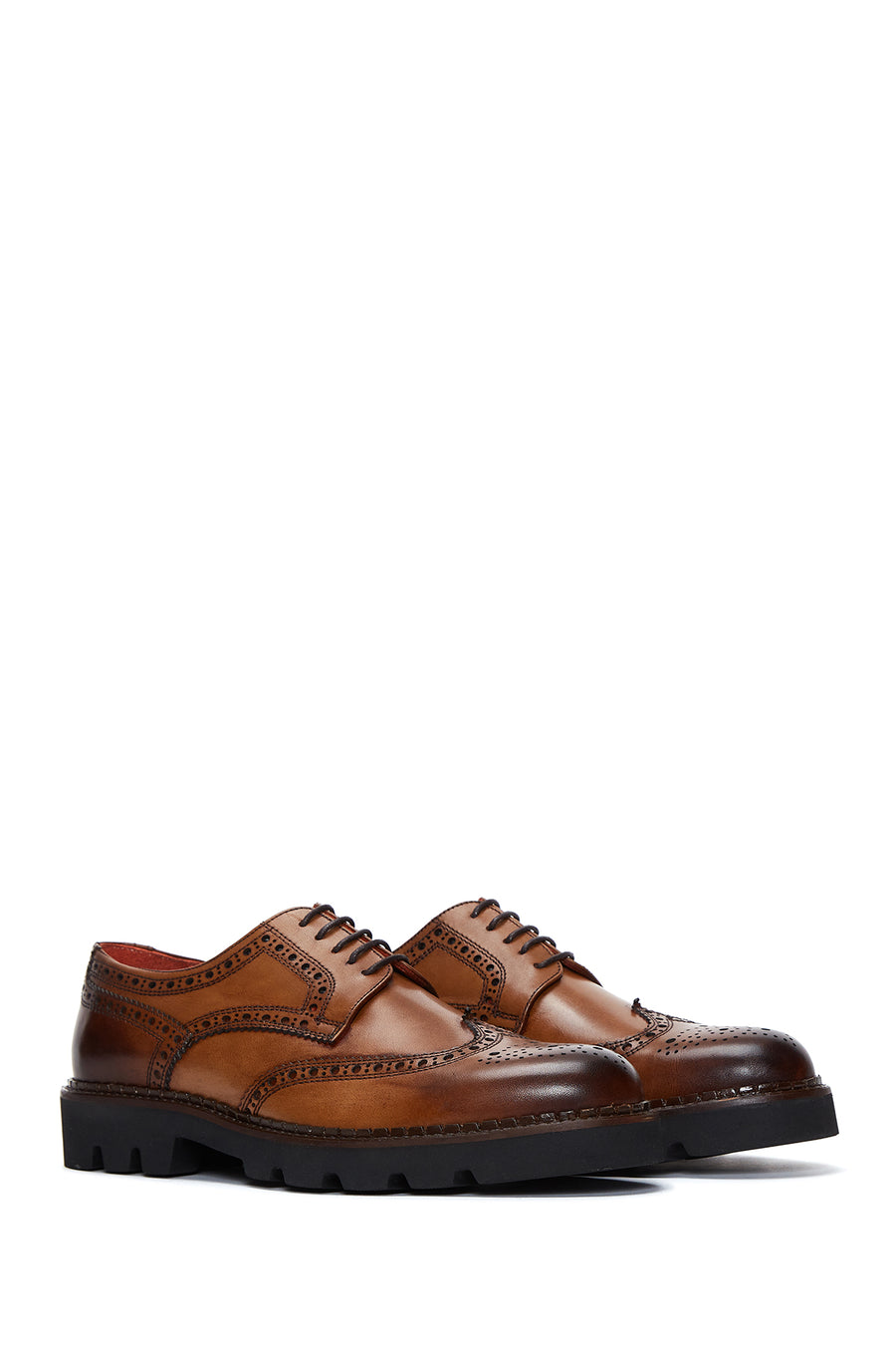 Men's Patterned Leather Casual Shoes