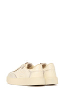 Woman Beige Lace-up Sneakers | Derimod