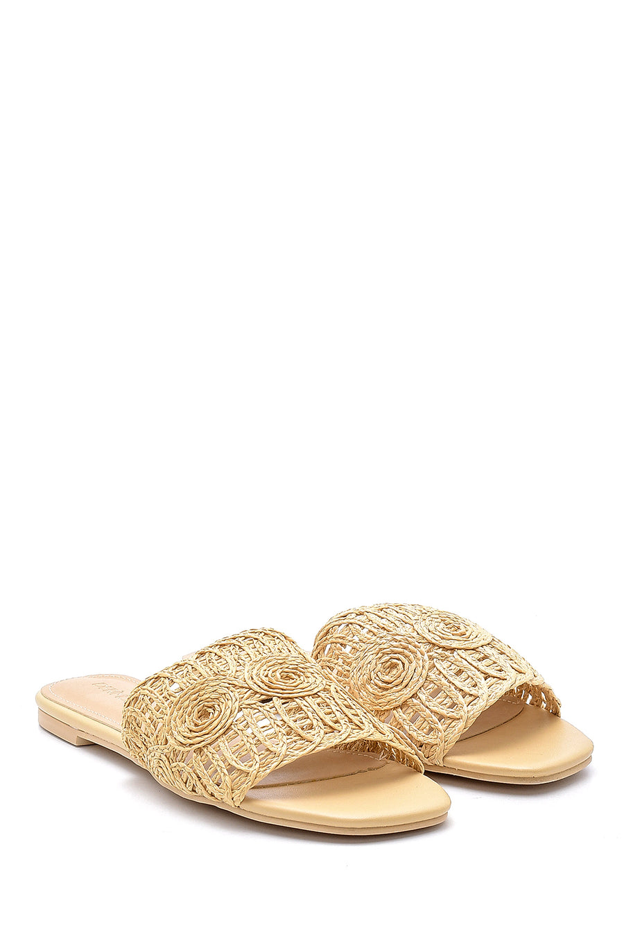 Women's Straw Slippers