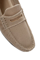 Erkek Bej Kumaş Loafer | Derimod